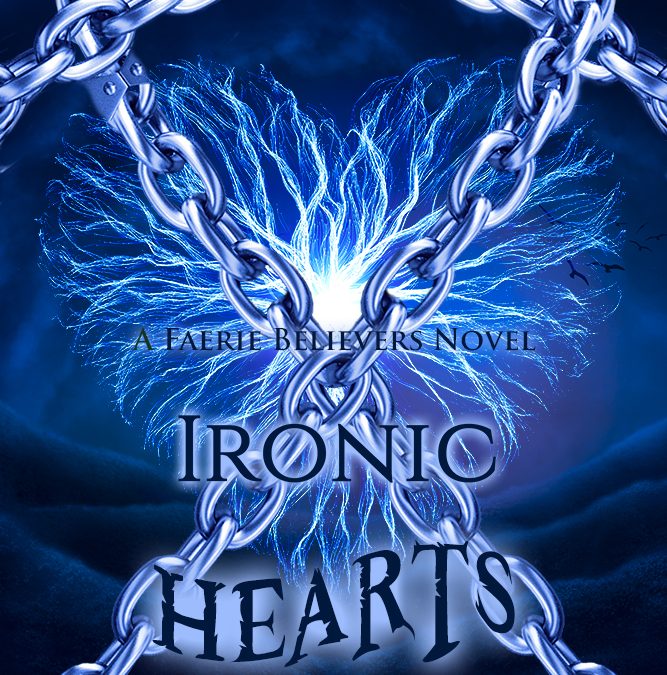 2020 Cover Art for Ironic Hearts, Kalcee Clornel